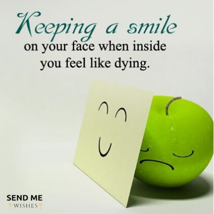 keeping a smile